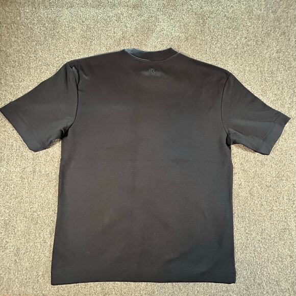 NWT Nines Collection Deep Shoulder Boxy Fit Heavy Shirt Navy Blue Medium - Picture 2 of 7